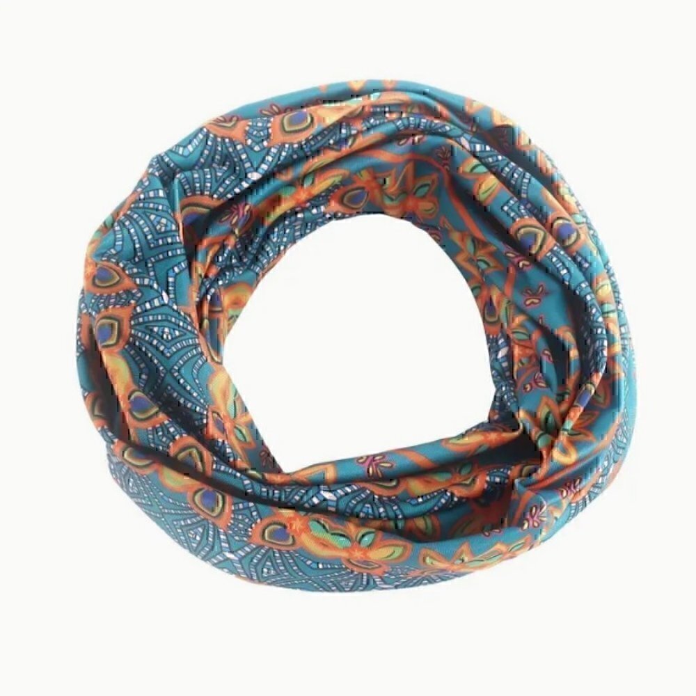 Bohemian Style Patterned Design, Breathable Headscarf Cap, Outdoor Sports - Picture 2 of 5